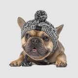 knitting hat ‐ ポンポンニット帽