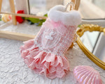 Handmade Ballerina Tweed Dress ‐ バレリーナピンクドレス